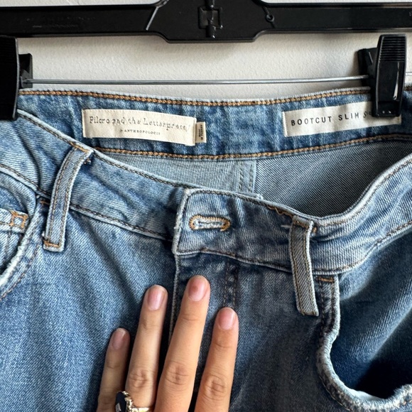 Anthropologie Pilcro And The Letterpress Ultra High Rise Bootcut Slim Jeans 28 - Picture 5 of 8